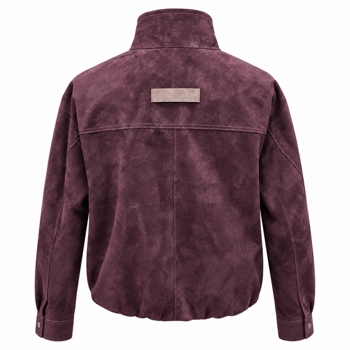 Mayfair Suede Bomber Jacket