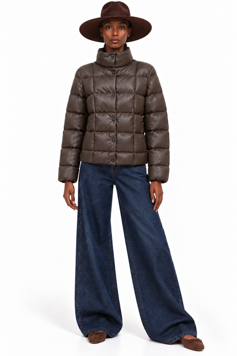 Richmond Leather Down Jacket