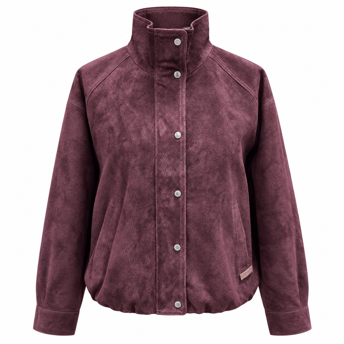Mayfair Suede Bomber Jacket