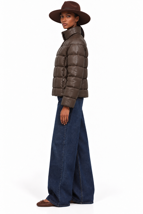 Richmond Leather Down Jacket