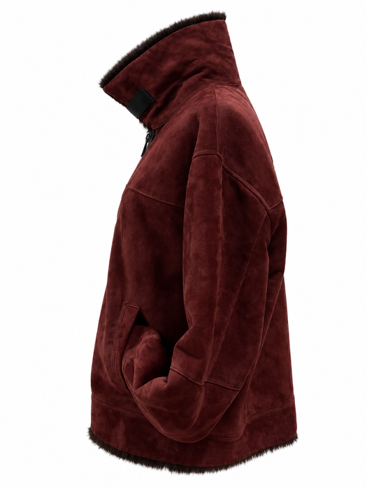 Sienna Suede Aviator Jacket